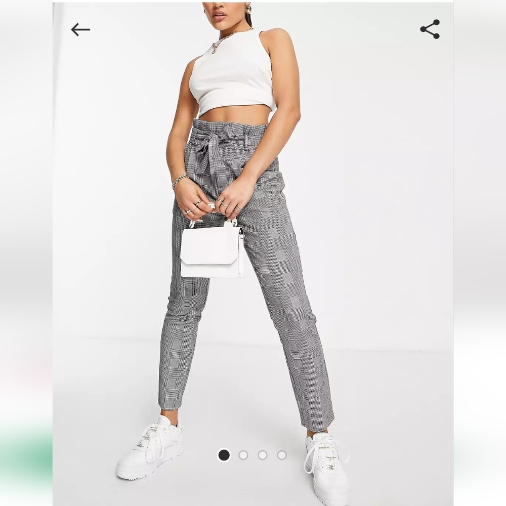 Lea & Viola plaid pants